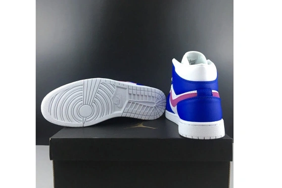 Rep EP 554724-451 ROYAL AIR HYPER JORDAN HYPER MID 1 VIOLET-WHITE 554724-451 0407